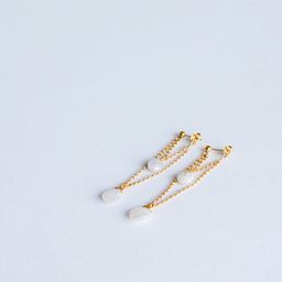 Gold-filled Moonstone Earrings