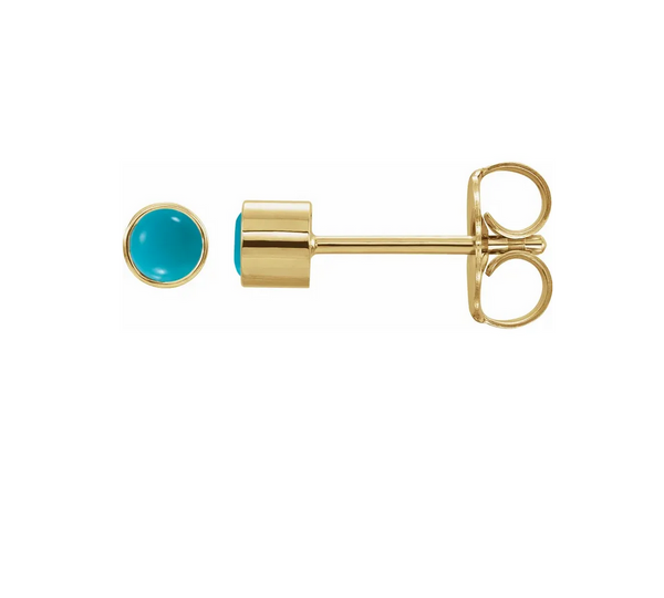 Mini Turquoise Stud Earrings